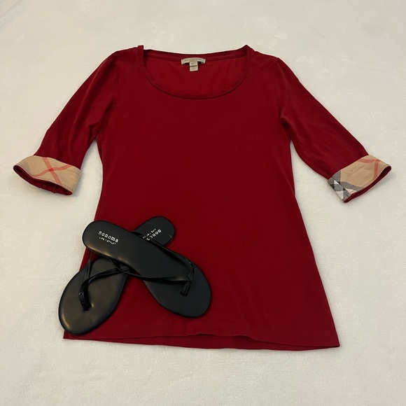 Burberry Tops - Burberry Brit 3/4 Length Shirt